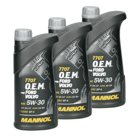 5W30 MANNOL OEM FORD VOLVO (7707) 3 X 1L