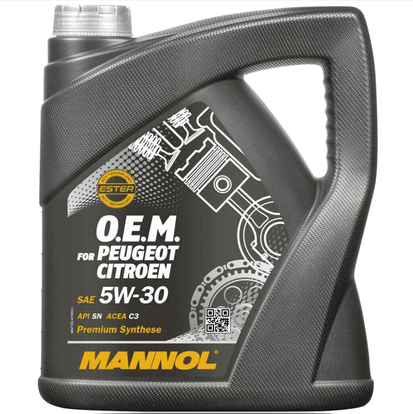 5W30 MANNOL OEM PEUGEOT CITROEN (7703) 4L