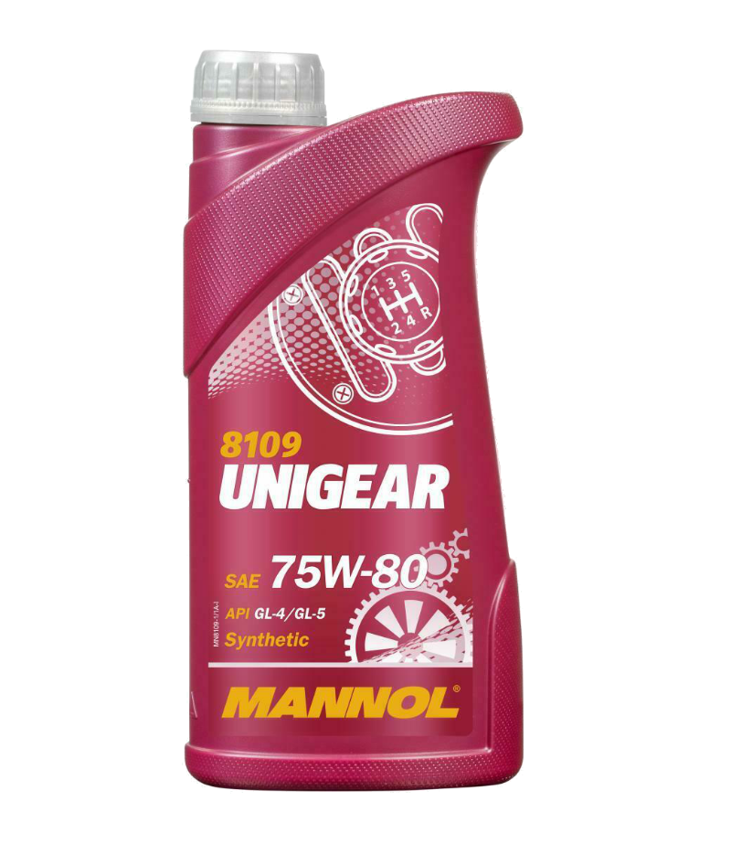 HUILE DE BOITE DE VITESSE MECANIQUE UNIVERSEL 75W80 MANNOL UNIGEAR (8109) 1L GL4/GL5