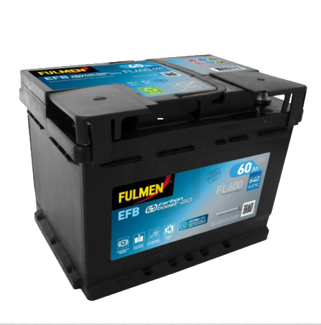 BATTERIE FULMEN EFB (FL600)12 V 60 AH 640 (EN)
