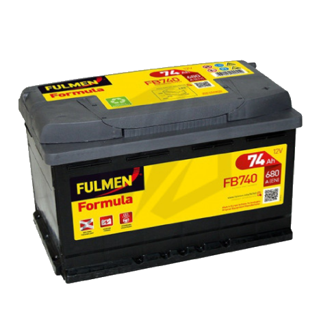BATTERIE FULMEN (FB740)12 V 74 AH 680 (EN)