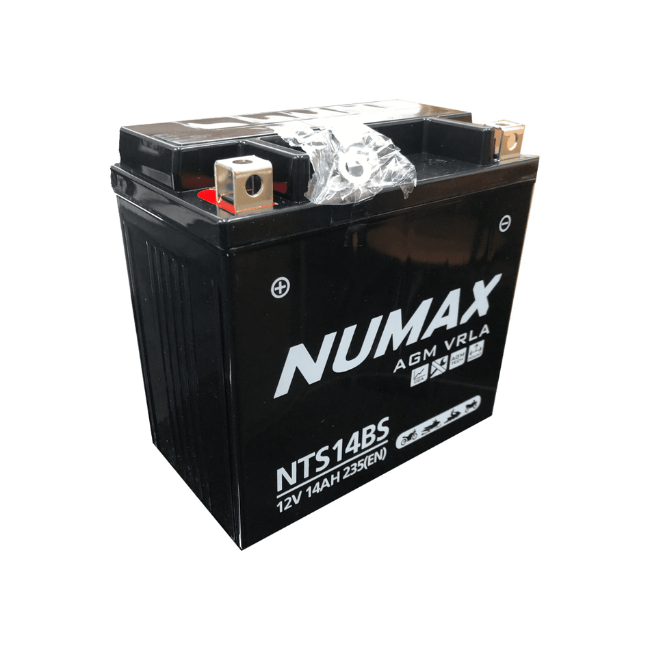 BATTERIE NUMAX MOTO (NTS14BS)AGM 12 V 14 AH 235 (EN)+G