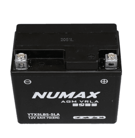 BATTERIE NUMAX MOTO (YTX4L-BS SLA)AGM 12 V 3,5 AH 50 (EN)+D