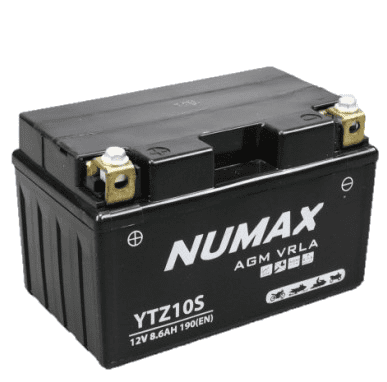 BATTERIE NUMAX MOTO (YTZ10S)AGM 12 V 8,6 AH 190 (EN)+G