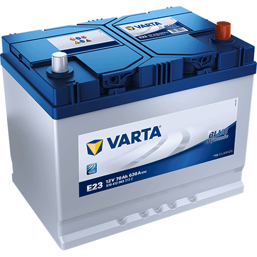 BATTERIE VARTA (E23)12 V 70 AH +D630 (EN)