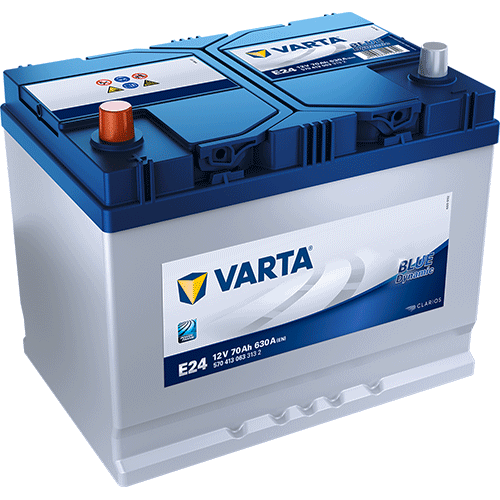 BATTERIE VARTA (E24)12 V 70 AH +G630 (EN)