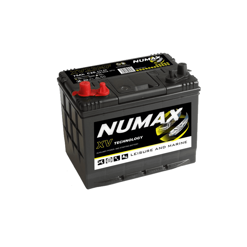 BATTERIE NUMAX MARINE DÉCHARGE LENTE (XV23MF) 12 V 82 AH 450 (EN)