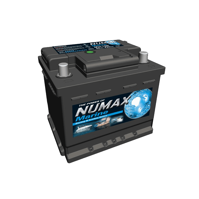 BATTERIE NUMAX MARINE DÉMARRAGE (MVL1MF) 12 V 50 AH 420 (EN)