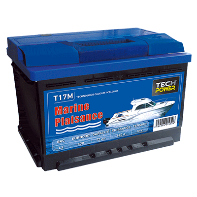 BATTERIE TECHPOWER MARINE (T17M)12 V 72 AH +D 640 (EN)
