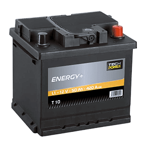 BATTERIE TECHPOWER (T10)12 V 50 AH 420 (EN)