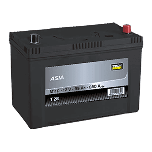 BATTERIE TECHPOWER (T28)12 V 95 AH +D 850 (EN)