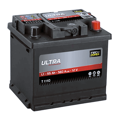 BATTERIE TECHPOWER ULTRA (T1110)12 V 55 AH +G 560 (EN)