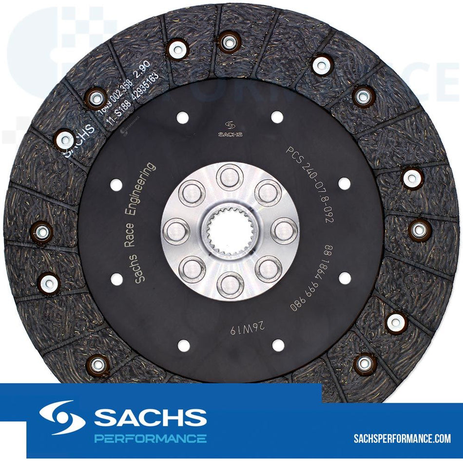 Disque d’embrayage Renforcé Sachs PERFORMANCE – 1.9 TDI PD BV6