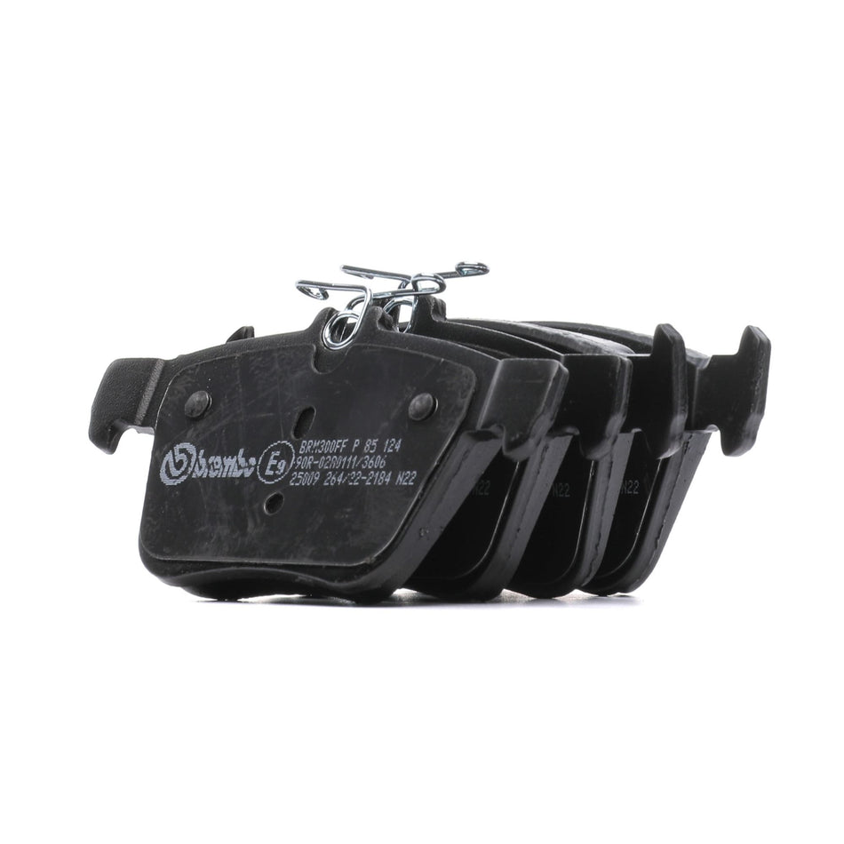 Jeu de 4 plaquettes arrière BREMBO -  P 85 124