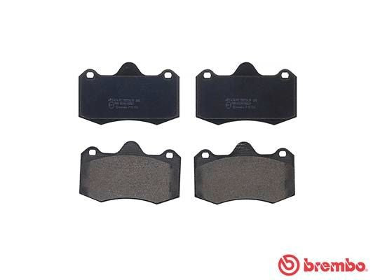 Jeu de 4 plaquettes avant BREMBO Prime - P 85 134
